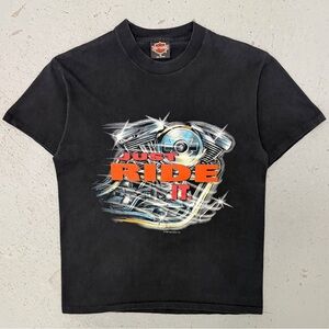 Vintage 1992 Harley Davidson Motorcycles Just Ride It Rare Biker T Shirt Medium